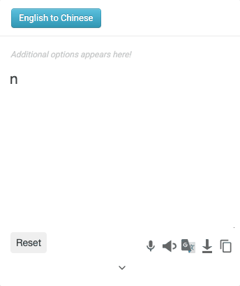 Chinese typing example - Ni hao ma?